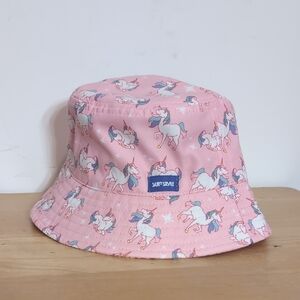 Surf Style Girls Unicorn Pink Bucket Hat